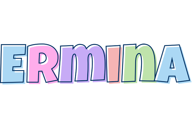 Ermina pastel logo