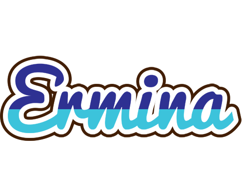 Ermina raining logo