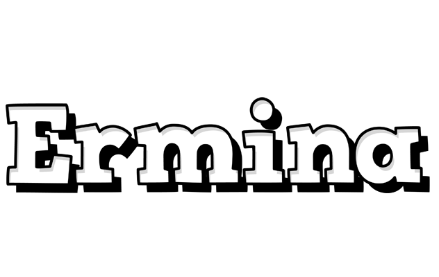 Ermina snowing logo