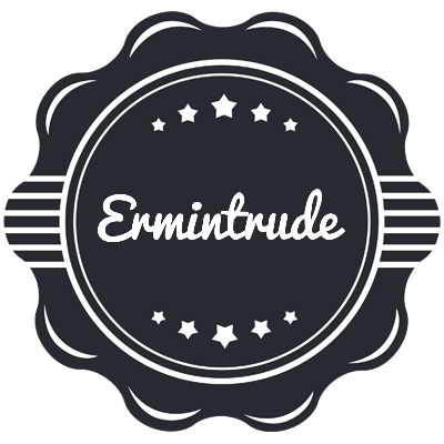 Ermintrude badge logo