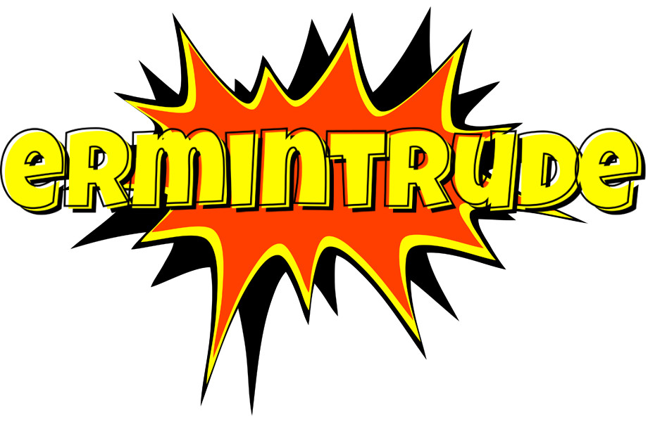 Ermintrude bazinga logo