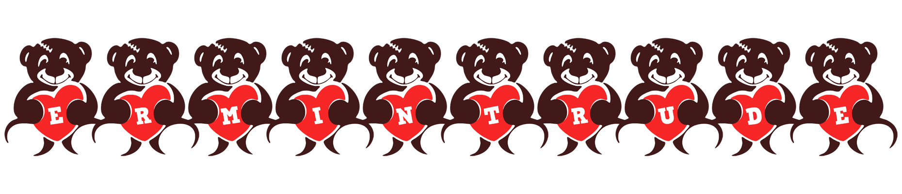 Ermintrude bear logo