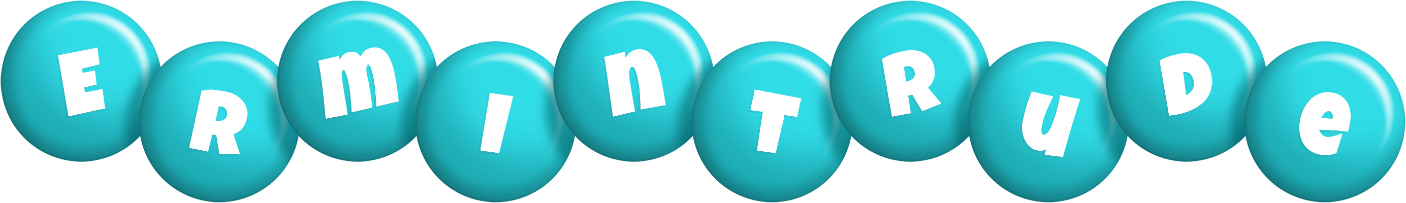 Ermintrude candy-azur logo