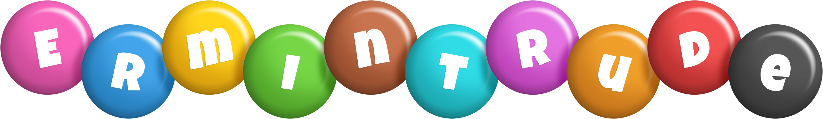 Ermintrude candy logo