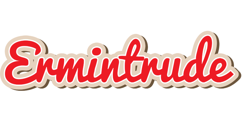 Ermintrude chocolate logo