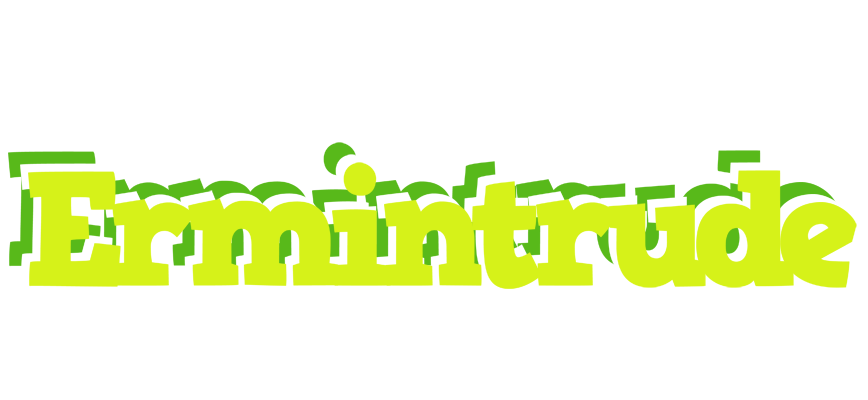 Ermintrude citrus logo