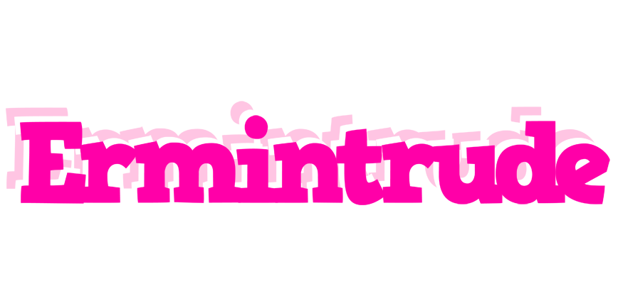 Ermintrude dancing logo