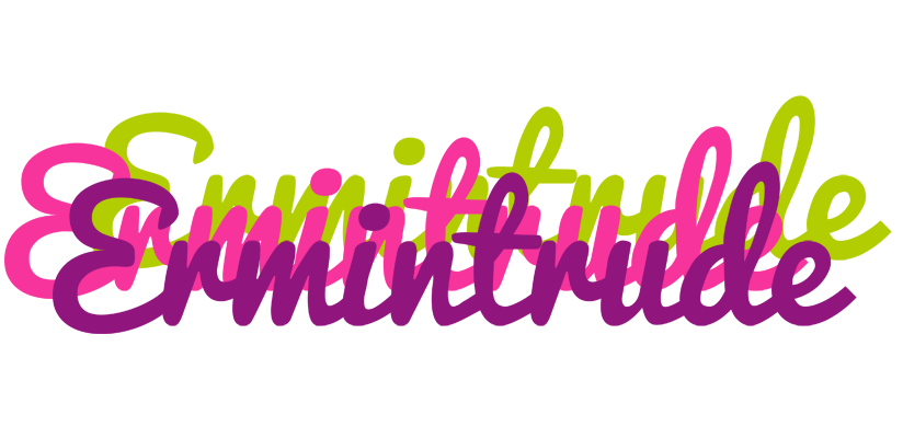 Ermintrude flowers logo