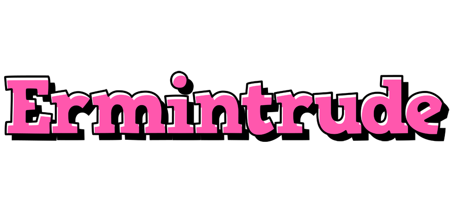 Ermintrude girlish logo