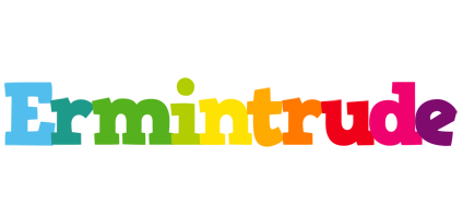 Ermintrude rainbows logo