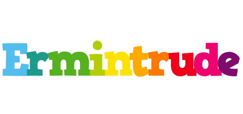Ermintrude rainbows logo