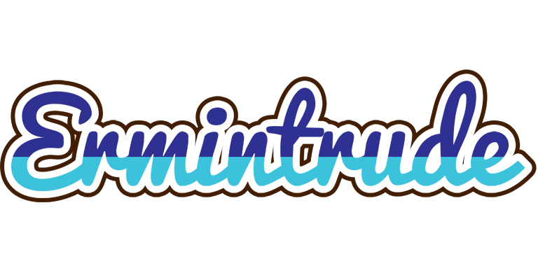 Ermintrude raining logo