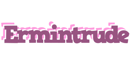 Ermintrude relaxing logo