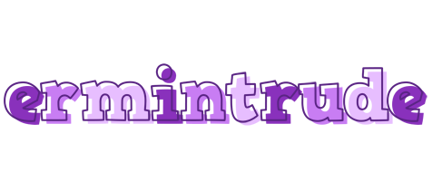 Ermintrude sensual logo