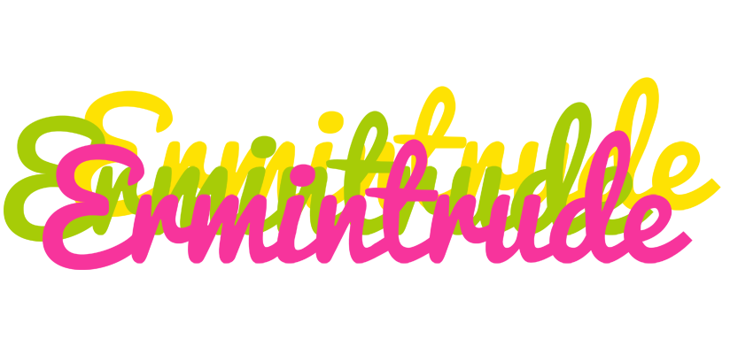 Ermintrude sweets logo