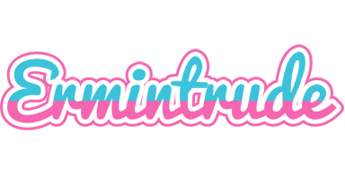 Ermintrude woman logo