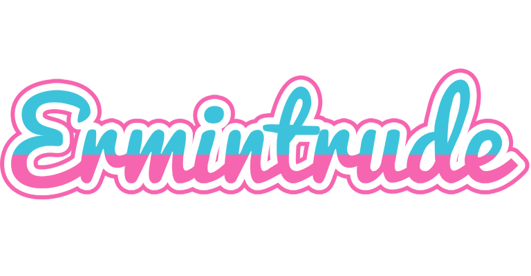 Ermintrude woman logo