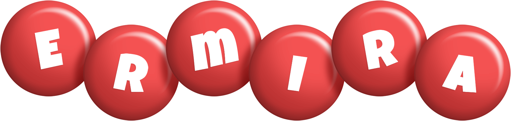 Ermira candy-red logo