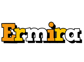 Ermira cartoon logo