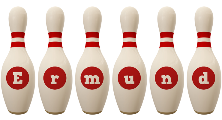 Ermund bowling-pin logo