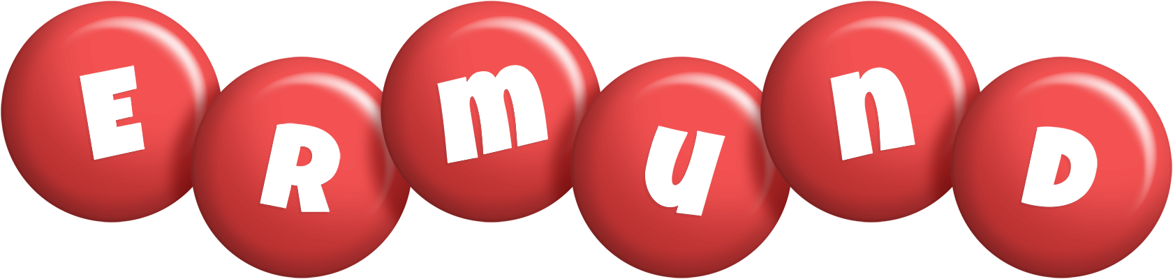Ermund candy-red logo