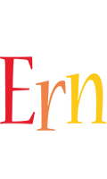 Ern birthday logo