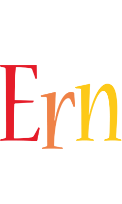 Ern birthday logo