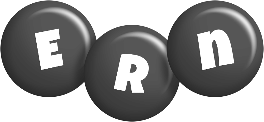 Ern candy-black logo