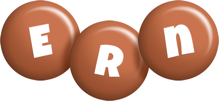 Ern candy-brown logo