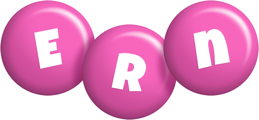 Ern candy-pink logo