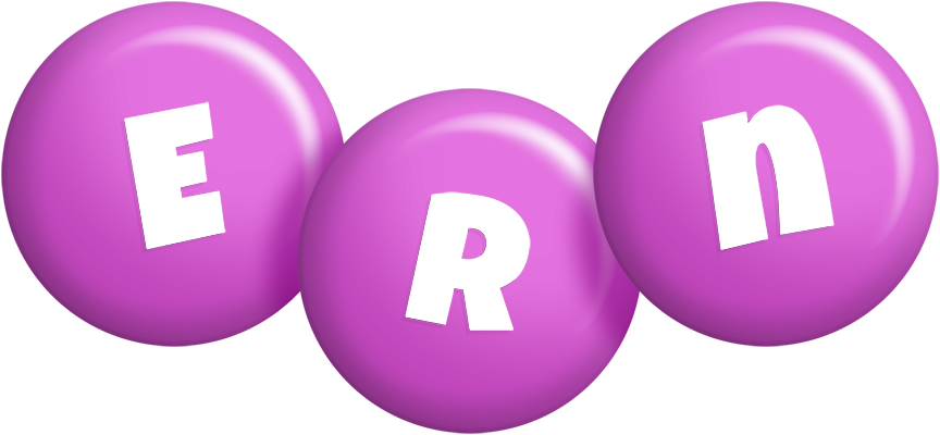 Ern candy-purple logo