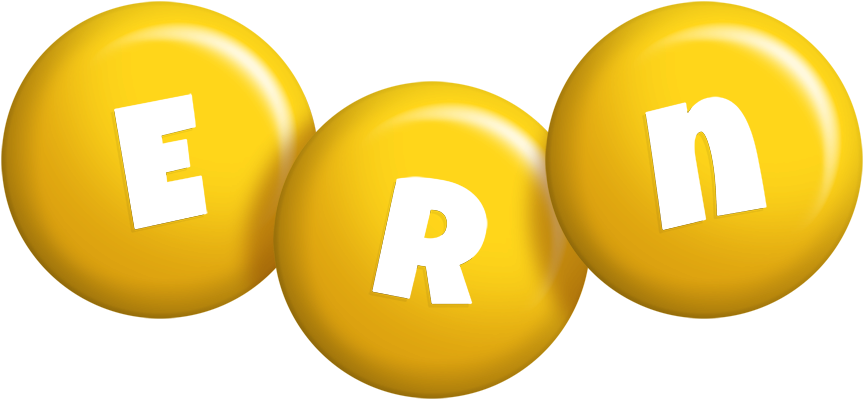 Ern candy-yellow logo