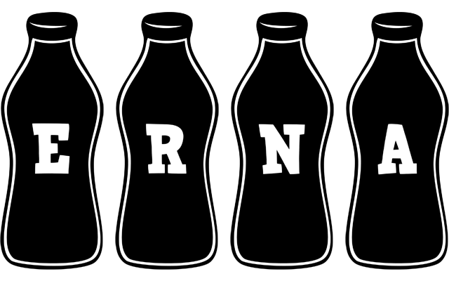 Erna bottle logo