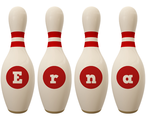Erna bowling-pin logo