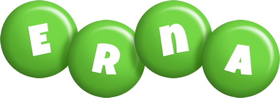 Erna candy-green logo