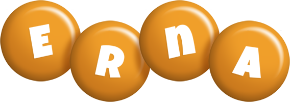 Erna candy-orange logo