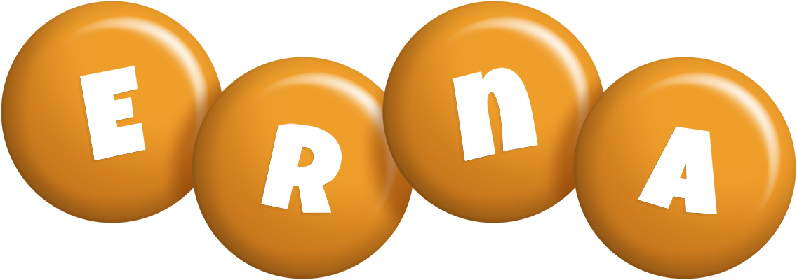 Erna candy-orange logo