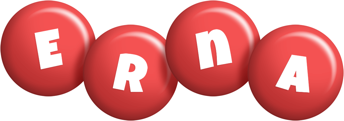 Erna candy-red logo