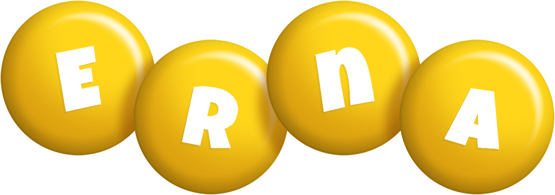 Erna candy-yellow logo