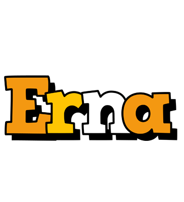 Erna cartoon logo