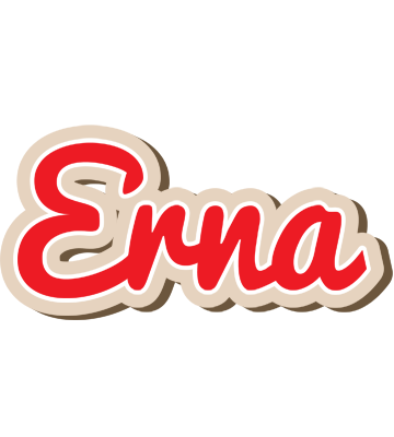 Erna chocolate logo
