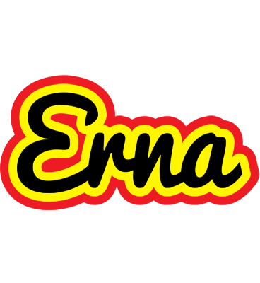 Erna flaming logo