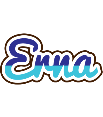 Erna raining logo