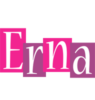 Erna whine logo
