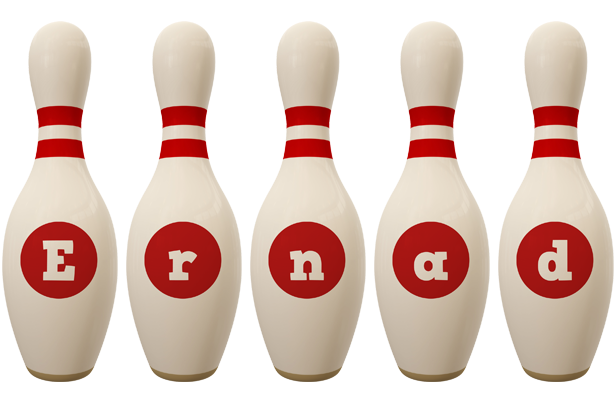 Ernad bowling-pin logo