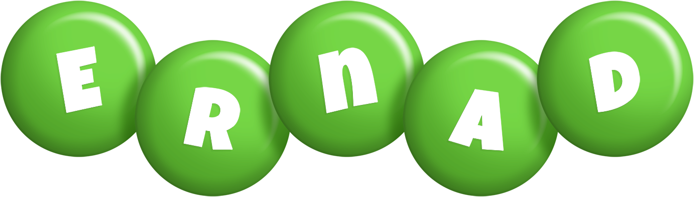 Ernad candy-green logo
