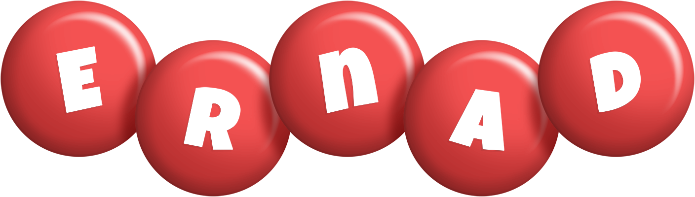 Ernad candy-red logo