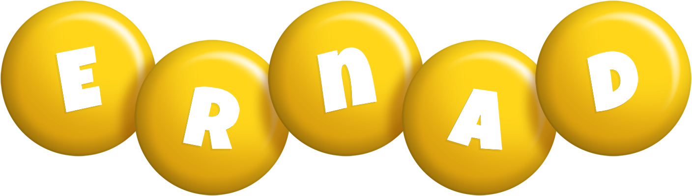 Ernad candy-yellow logo