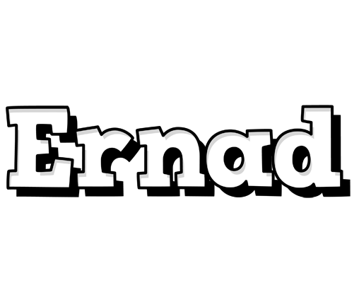 Ernad snowing logo