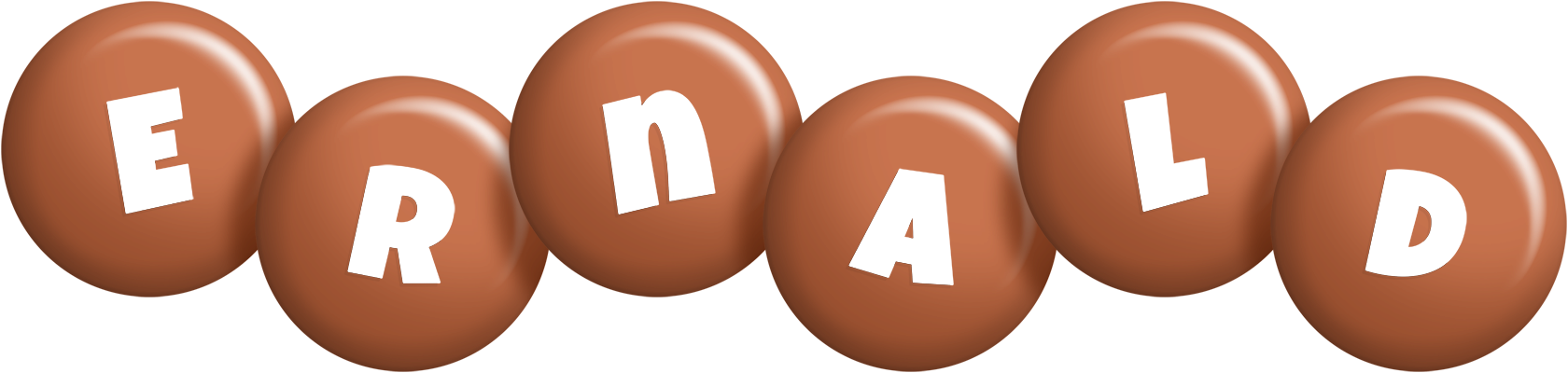 Ernald candy-brown logo